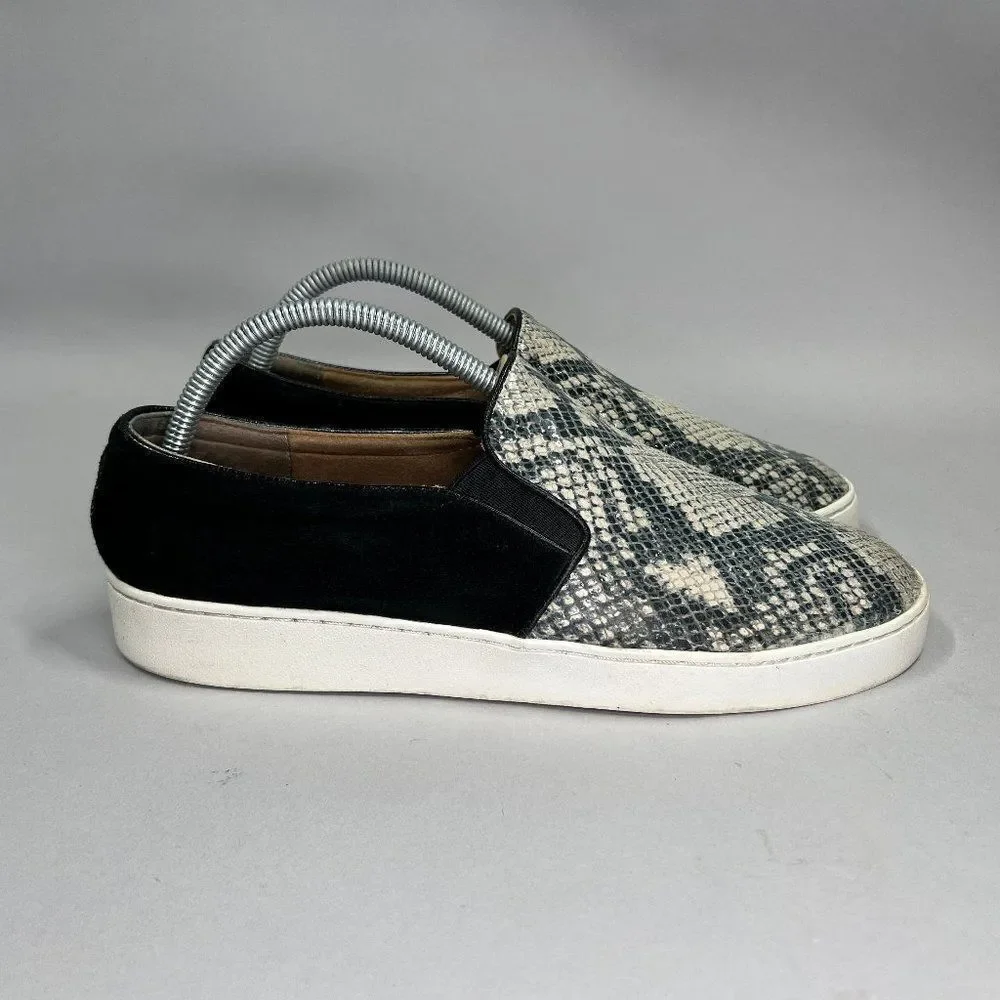 Vionic Women's Size 9.5 Midi‎ Snakskin Slip On Sneakers